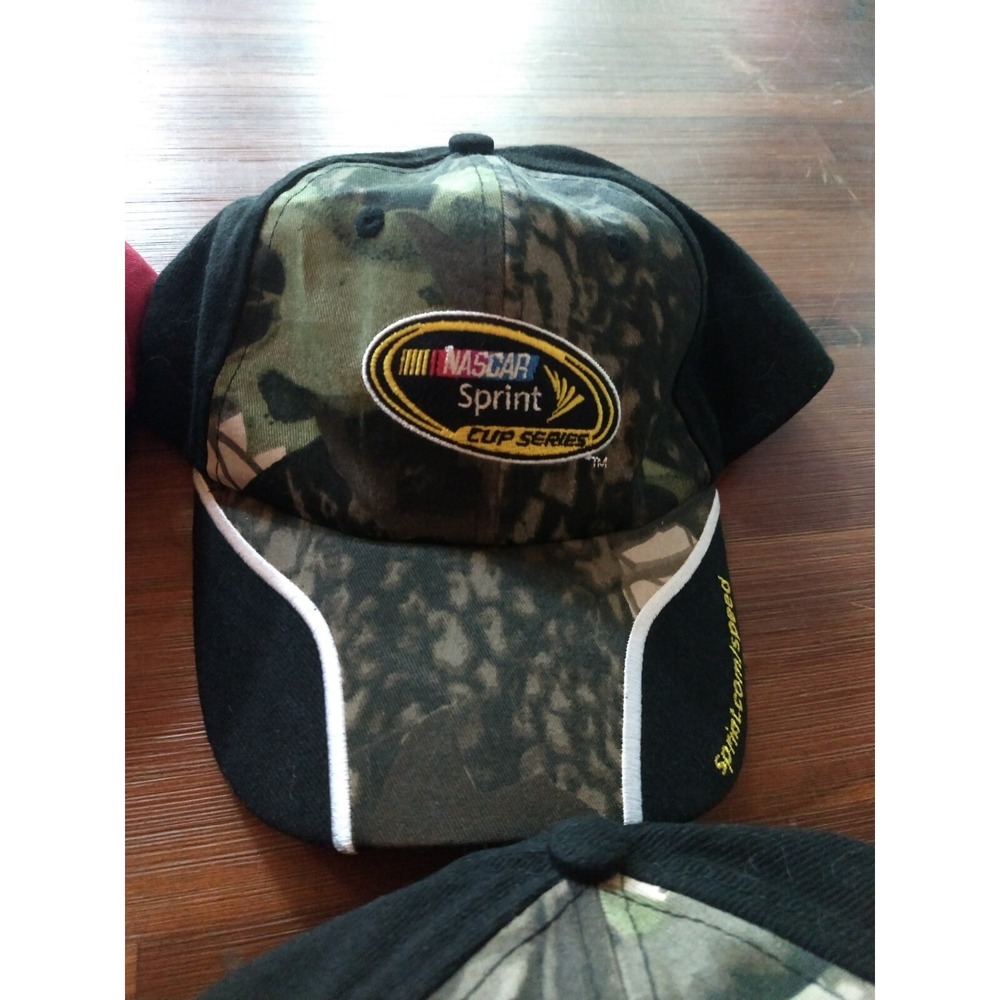 lot of 4 Nascar racing hat cap snapback Dale Jr Honda Sprint Cup Series ZA1 - Picture 4 of 9